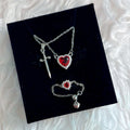 Red heart set