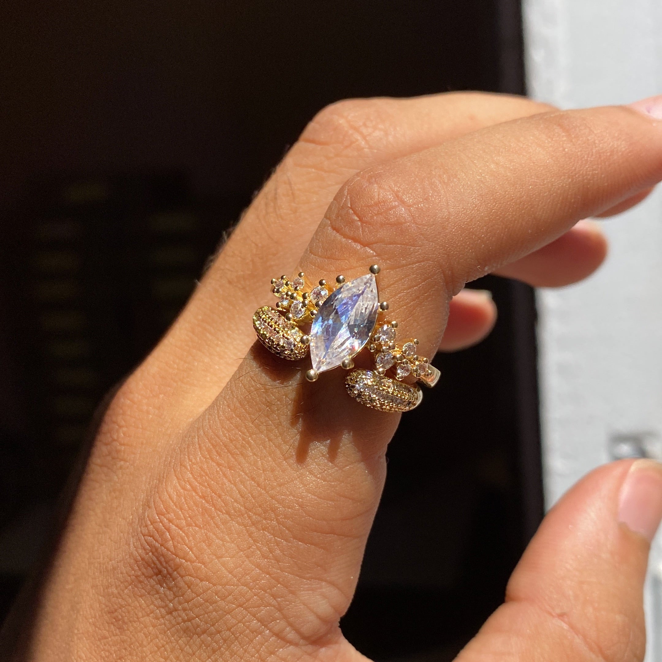 Marquise Queen Ring