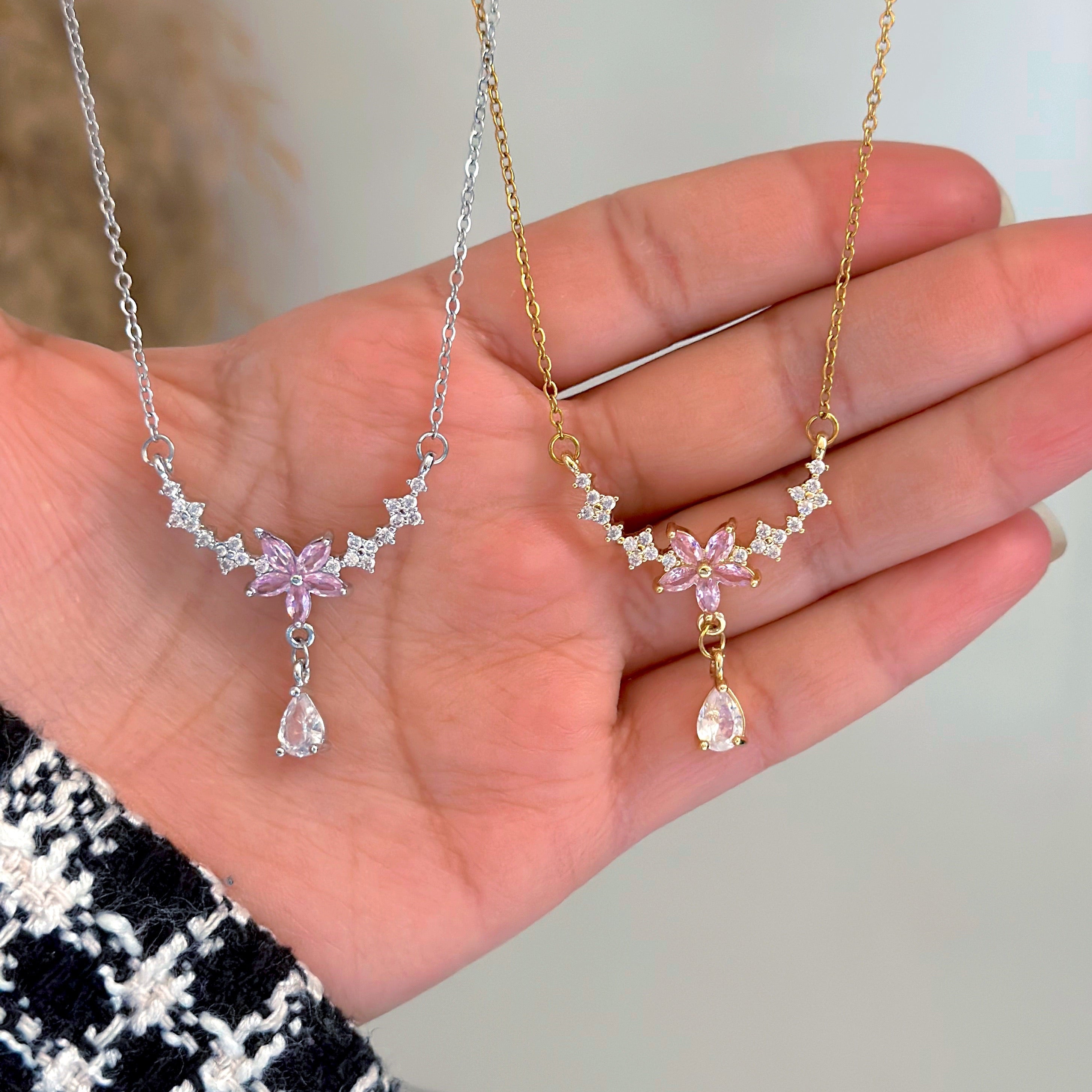 Pink Blossom Necklace