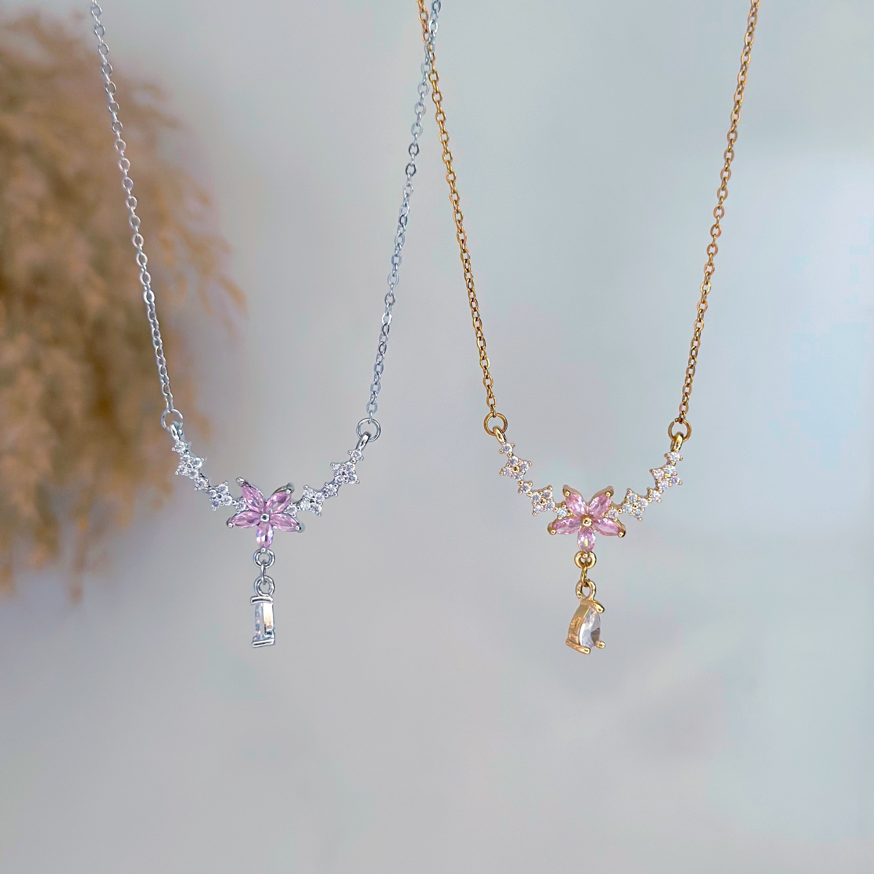 Pink Blossom Necklace