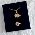 Pink swan set