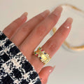 Multi-color Pave Ring